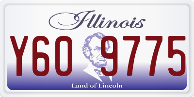 IL license plate Y609775