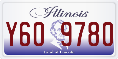 IL license plate Y609780