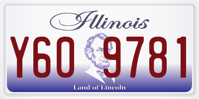 IL license plate Y609781