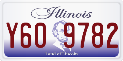 IL license plate Y609782