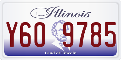 IL license plate Y609785