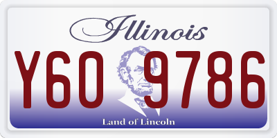 IL license plate Y609786