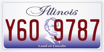 IL license plate Y609787
