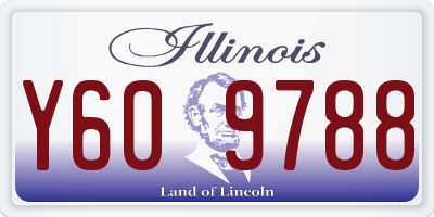 IL license plate Y609788