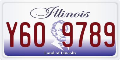IL license plate Y609789