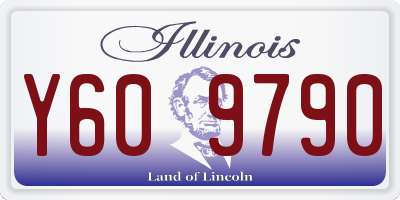 IL license plate Y609790