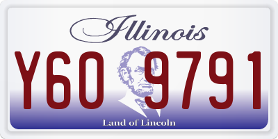 IL license plate Y609791