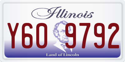 IL license plate Y609792