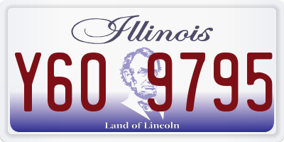 IL license plate Y609795