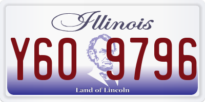 IL license plate Y609796