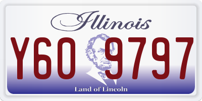 IL license plate Y609797