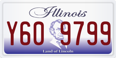 IL license plate Y609799