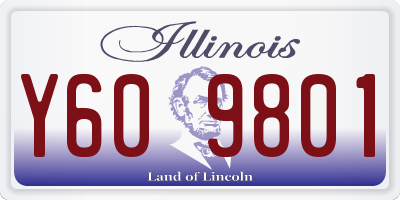 IL license plate Y609801