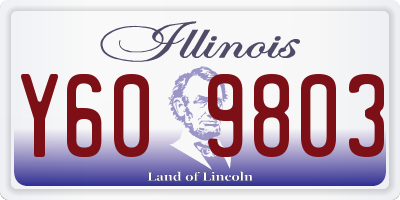 IL license plate Y609803