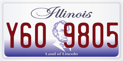 IL license plate Y609805