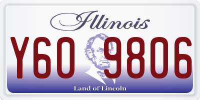 IL license plate Y609806