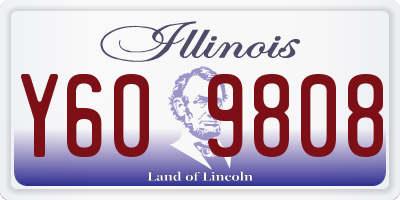 IL license plate Y609808