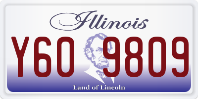 IL license plate Y609809