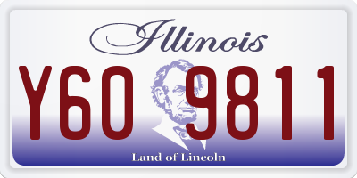 IL license plate Y609811