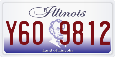 IL license plate Y609812