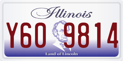 IL license plate Y609814
