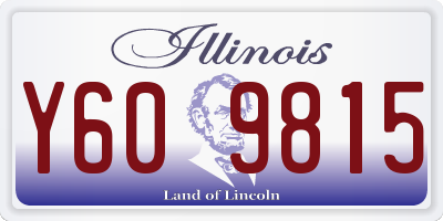 IL license plate Y609815
