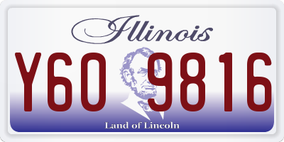 IL license plate Y609816