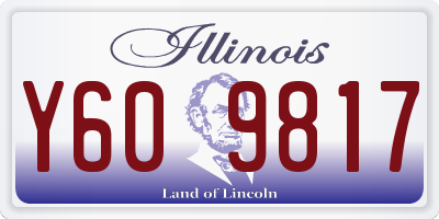 IL license plate Y609817