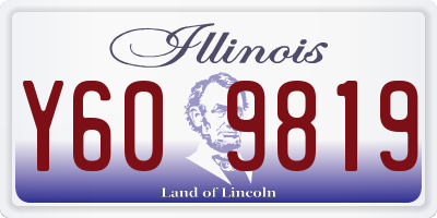 IL license plate Y609819