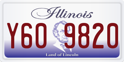 IL license plate Y609820