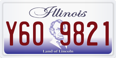 IL license plate Y609821