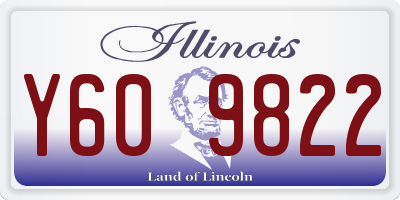 IL license plate Y609822