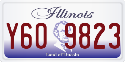 IL license plate Y609823