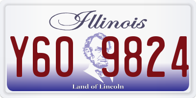 IL license plate Y609824