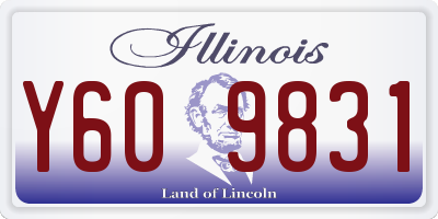 IL license plate Y609831