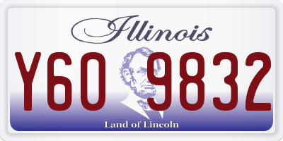 IL license plate Y609832
