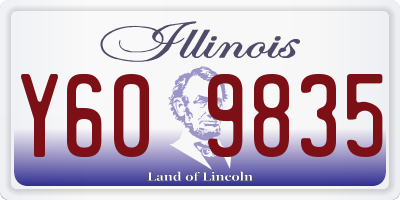 IL license plate Y609835
