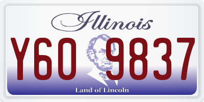 IL license plate Y609837