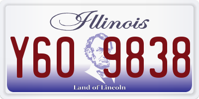 IL license plate Y609838
