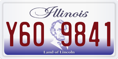 IL license plate Y609841