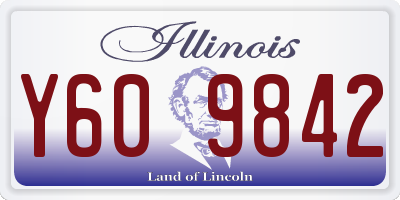 IL license plate Y609842