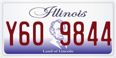 IL license plate Y609844