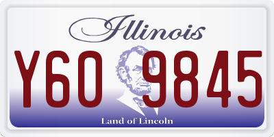 IL license plate Y609845