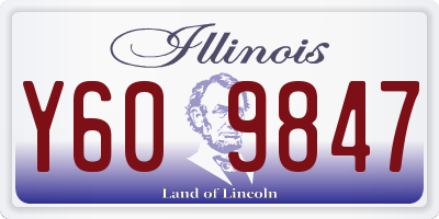 IL license plate Y609847