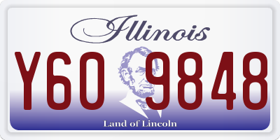IL license plate Y609848