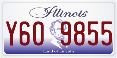 IL license plate Y609855