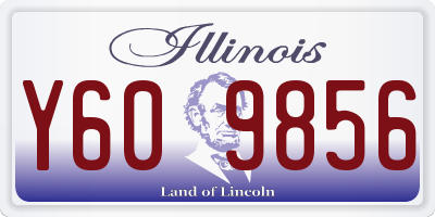 IL license plate Y609856