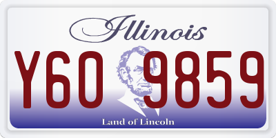 IL license plate Y609859