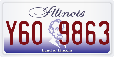 IL license plate Y609863