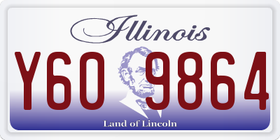 IL license plate Y609864